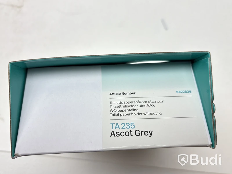 Parti med badrumstillbehör, Tapwell, Ascot grey