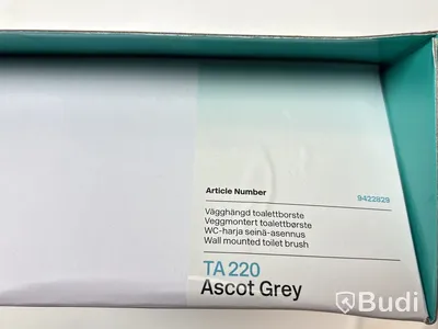 Parti med badrumstillbehör, Tapwell, Ascot grey