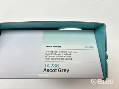 Parti med badrumstillbehör, Tapwell, Ascot grey