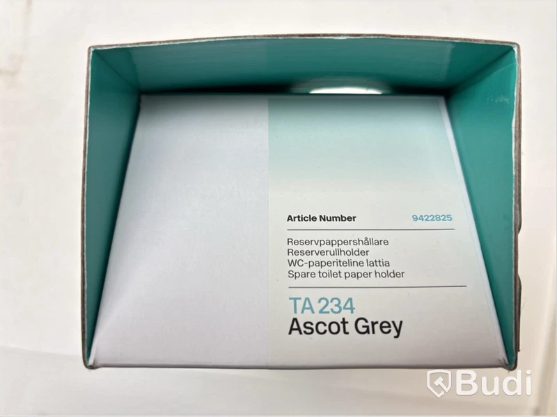 Parti med badrumstillbehör, Tapwell, Ascot grey