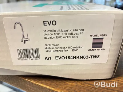 Köksblandare Tapwell Evo EVO184 nickel nero