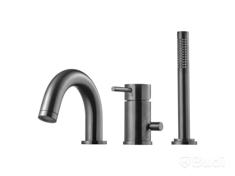 Badkarsblandare Tapwell, BI047, Nikel nero