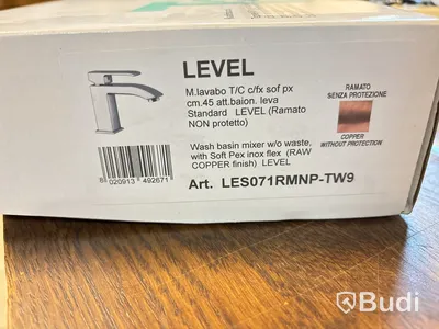 Tvättställsblandare Tapwell Level LES071 Koppar