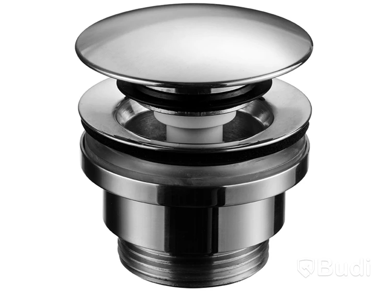 2 st. (NY) Bottenventil Tapwell 74400 Universal Pop-up, borstad krom