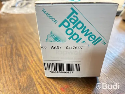 2 st. (NY) Bottenventil Tapwell 74400 Universal Pop-up, borstad krom