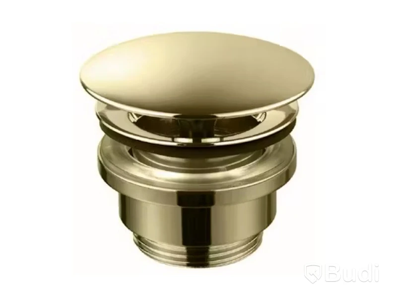 2 st. (NY) Bottenventil Tapwell 74400 Universal Pop-up, honungs guld