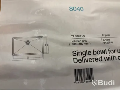 Diskho Tapwell, TA8040, koppar.