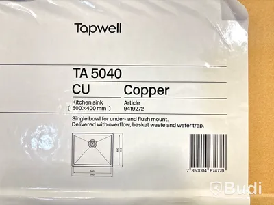 Diskho Tapwell, TA5040, koppar