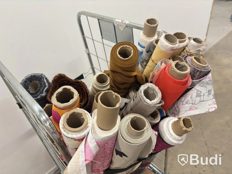 Lot of rolled fabric