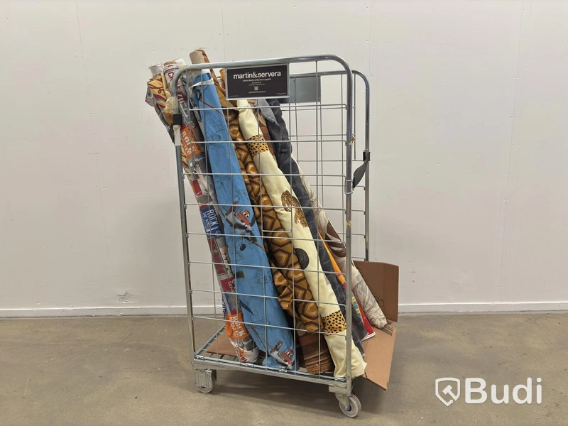 Lot of rolled fabric