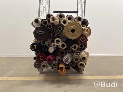 Lot of fabric rolls