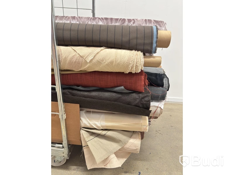 Lot of fabric rolls