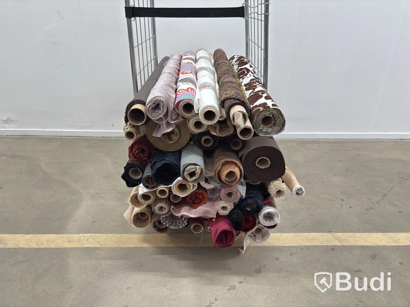 Lot of fabric rolls