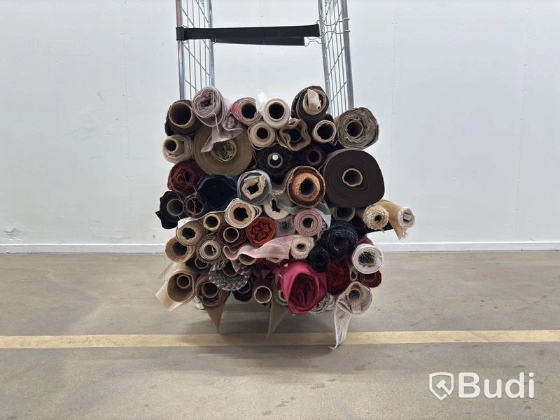 Lot of fabric rolls