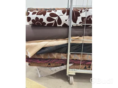 Lot of fabric rolls