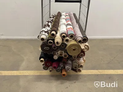 Lot of fabric rolls