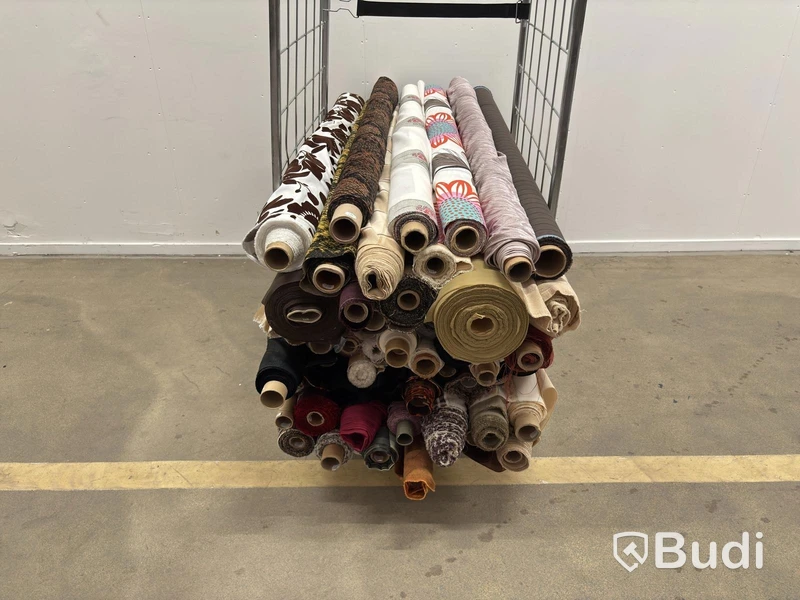 Lot of fabric rolls