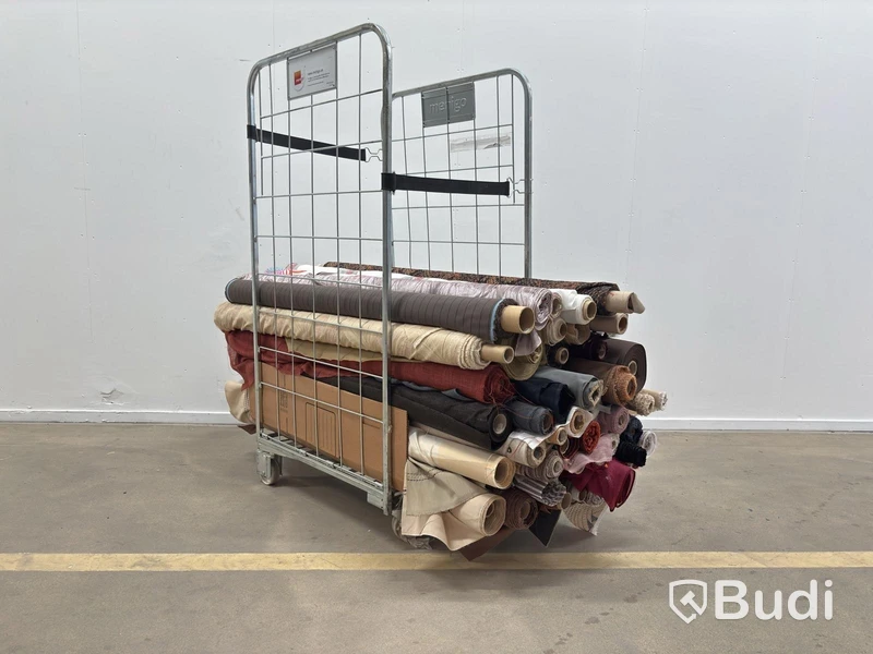 Lot of fabric rolls