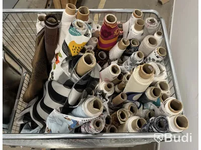 Lot of fabric on a roll