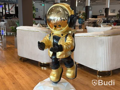 Astronaut, guld/ svart
