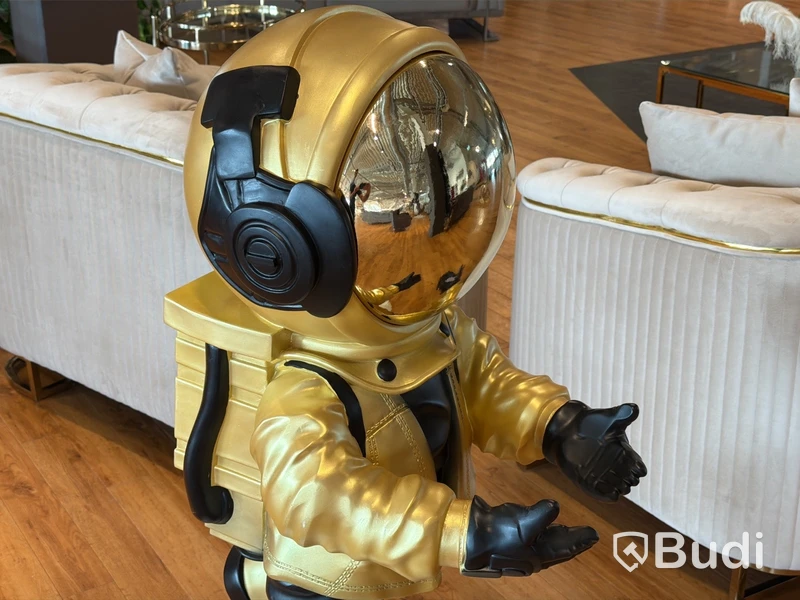 Astronaut, guld/ svart