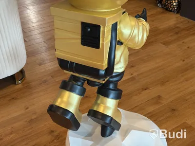 Astronaut, guld/ svart