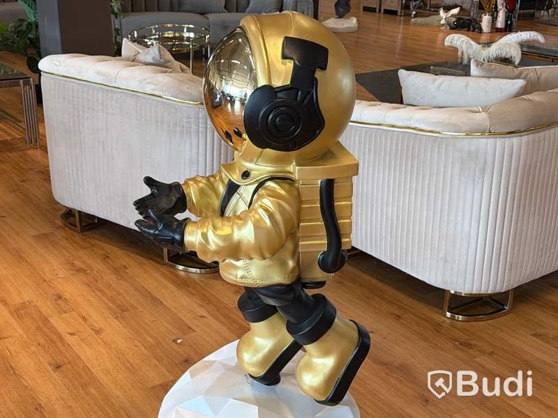 Astronaut, guld/ svart
