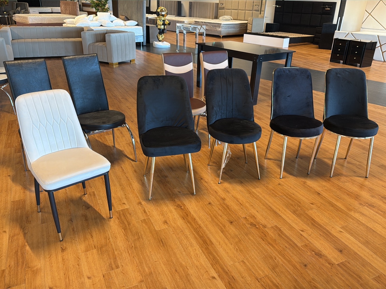 9 st stolar, diverse