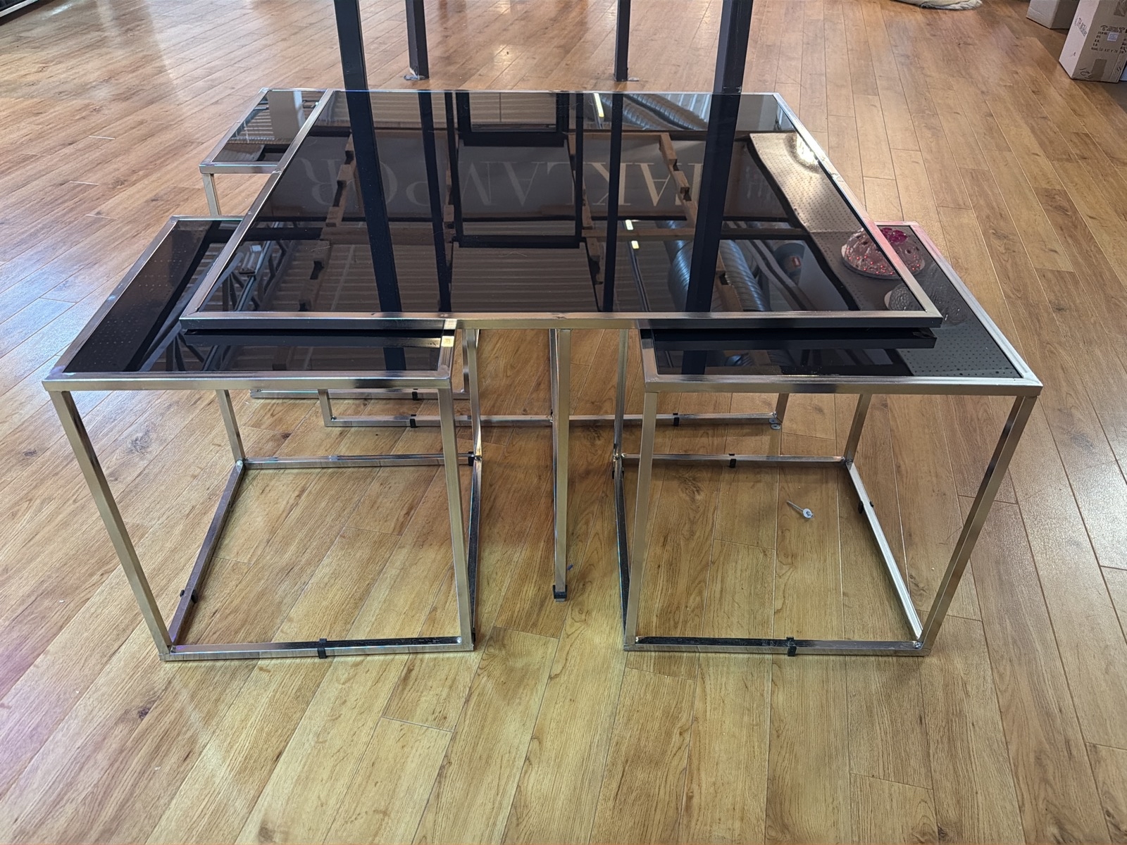 Soffbord, 5 del, svart