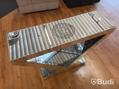 Avlastnings-/ spegelbord i spegelglas