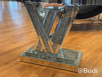 Avlastnings-/ spegelbord i spegelglas