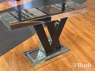 Avlastnings-/ spegelbord i spegelglas