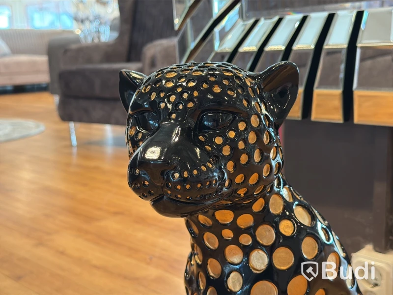 Spegel, 80x160 cm, samt leopard