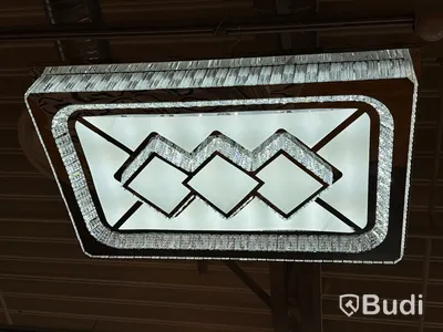 Taklampa, LED, 110x70 cm