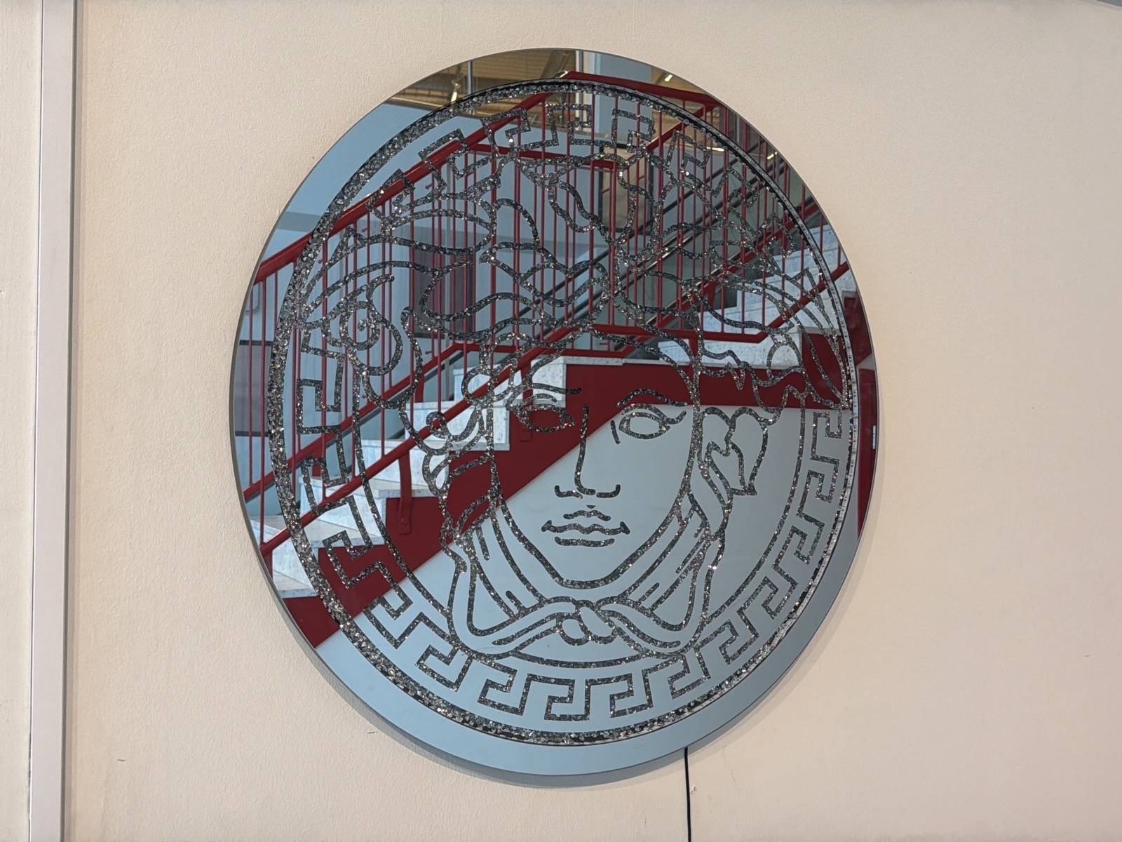 Rund spegel, ∅ 90 cm