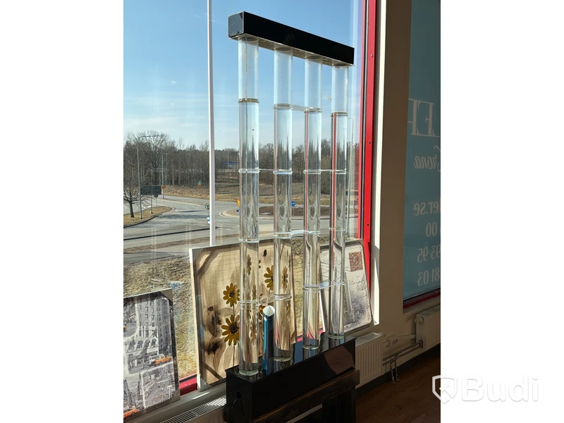 LED bar cabinets, hylla med bubblor och LED belysning, 3 st, höjd 200 cm