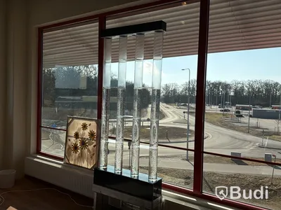 LED bar cabinets, hylla med bubblor och LED belysning, 3 st, höjd 200 cm
