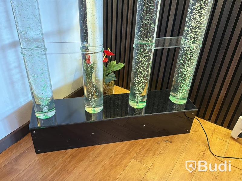 LED bar cabinets, hylla med bubblor och LED belysning, 3 st, höjd 200 cm, NYA
