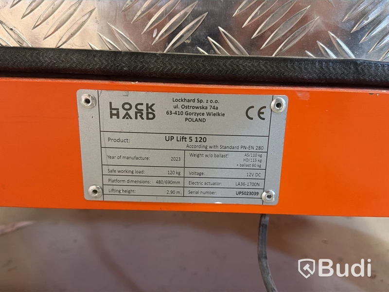 Pelarlift, LockHard Uplift 5 120 -2023