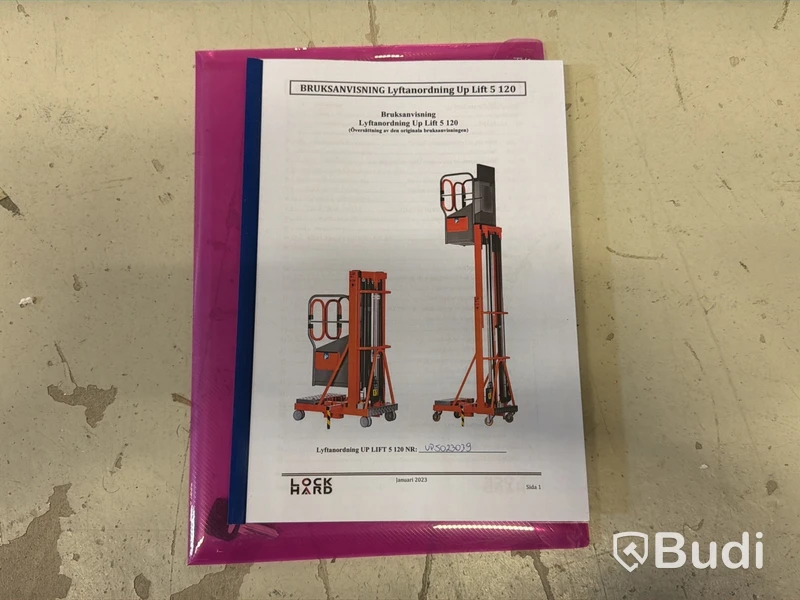 Pelarlift, LockHard Uplift 5 120 -2023