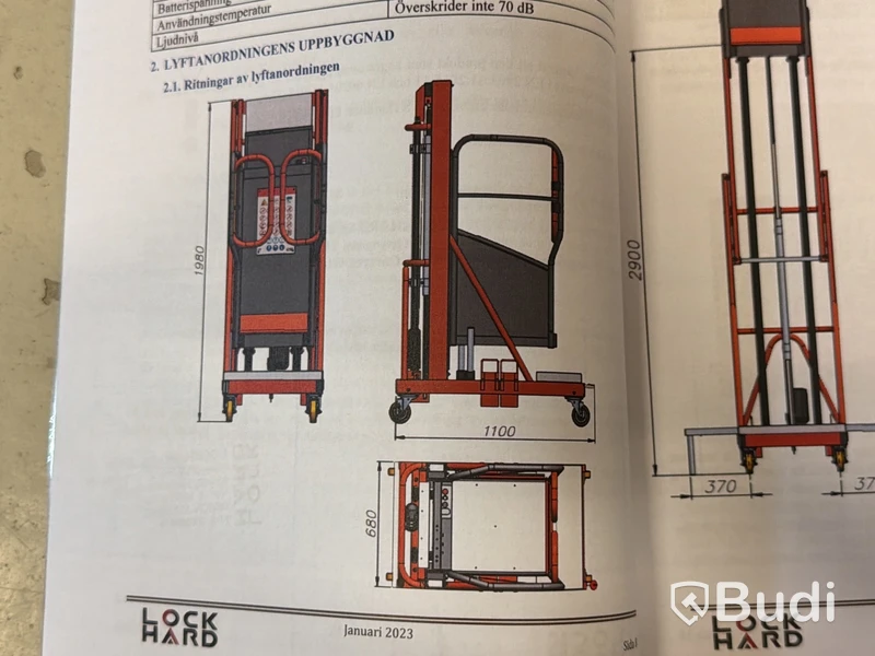 Pelarlift, LockHard Uplift 5 120 -2023