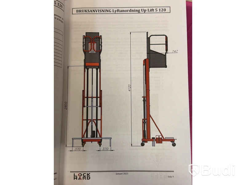 Pelarlift, LockHard Uplift 5 120 -2023