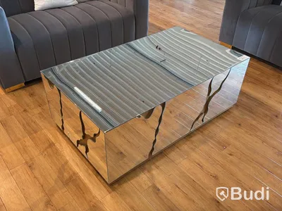 Soffbord i spegelglas