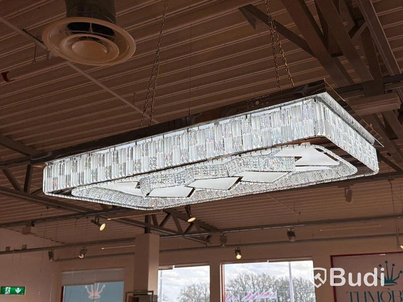 2 st taklampa, LED, ca 110x70 cm