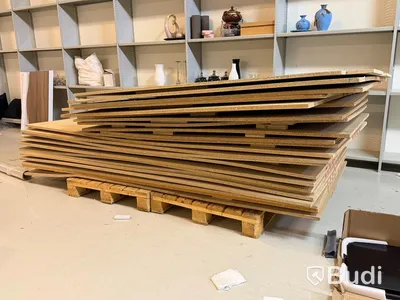 Skivmaterial, ca 40 st samt ca 20 st reglar