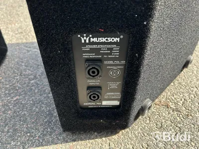 Högtalare Musicson PCL-15X, 2 st
