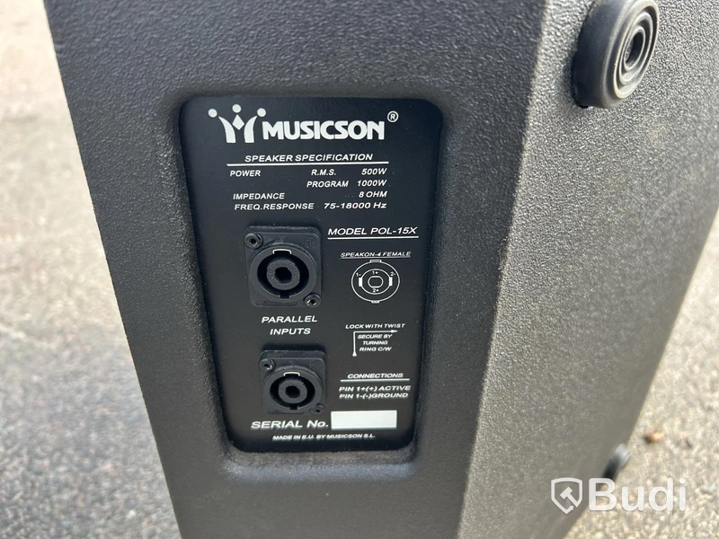 Högtalare Musicson POL-15X, 2 st