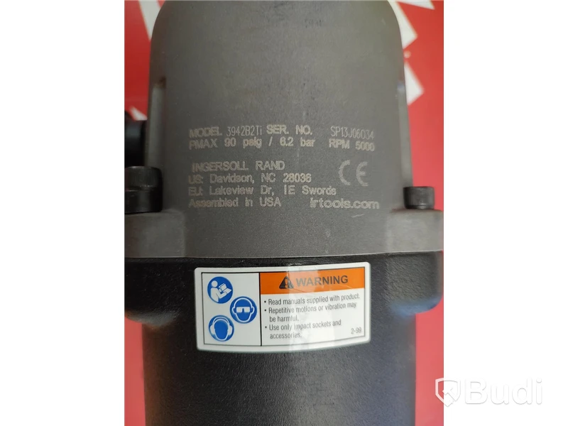 Mutterdragare 1" Industrimodell Ingersoll Rand 3942B2Ti