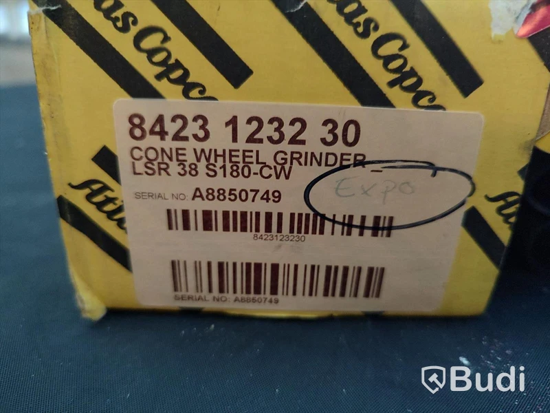 Slipmaskin rak. Atlas Copco LSR 38 S180-CW