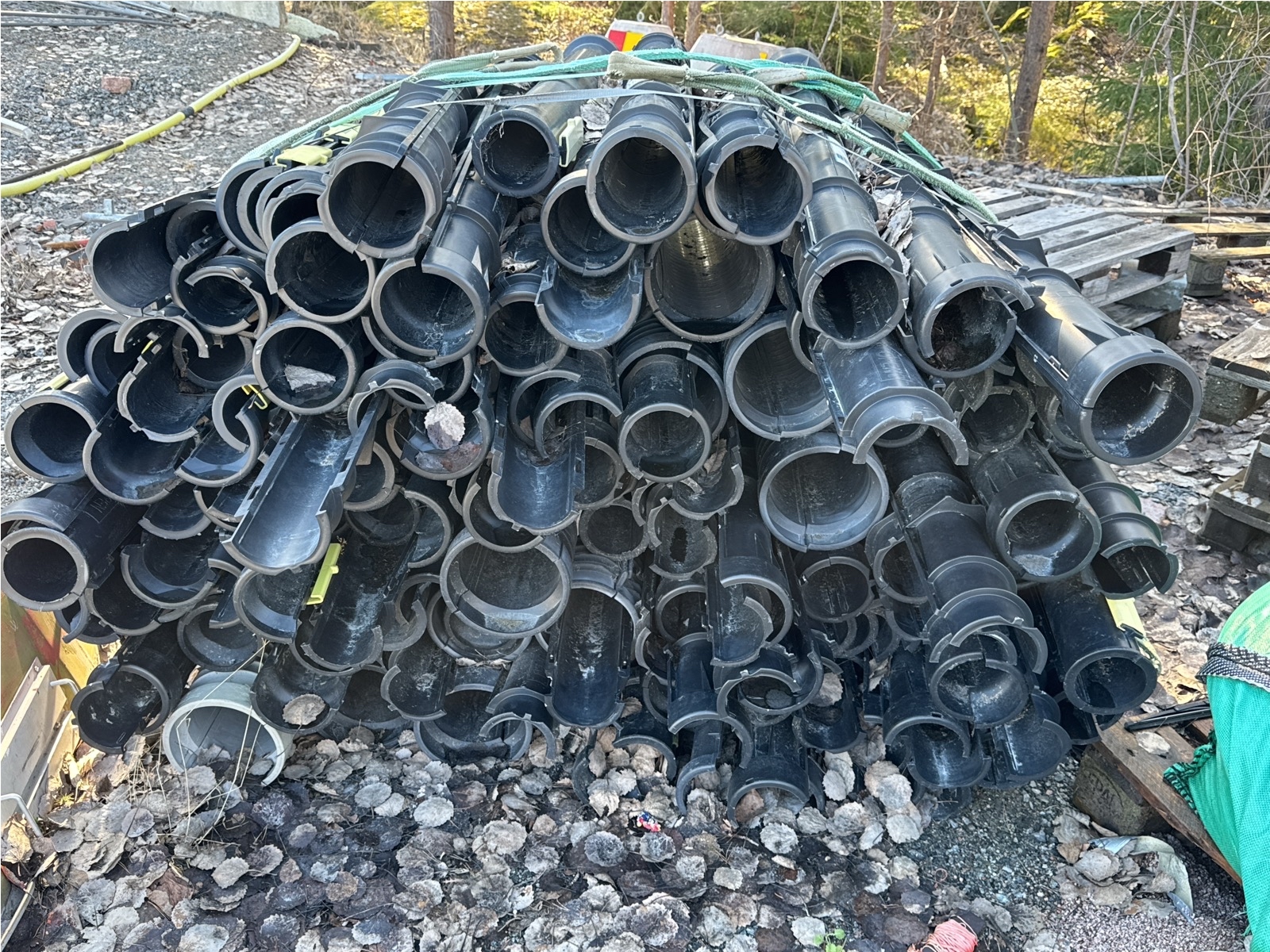 Parti med Kabelskyddsrör,